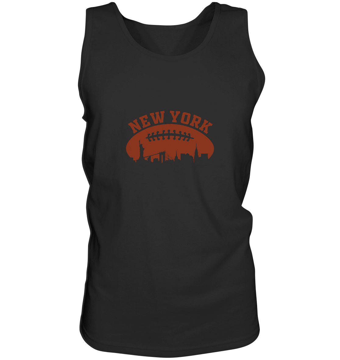 New York Football Silhouette - Tank Top