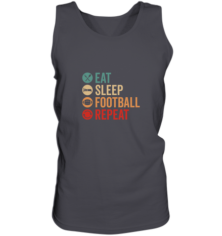 Eat Sleep Football Repeat - Tank-Top