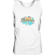 Flag Football Word Bubble - Tank-Top