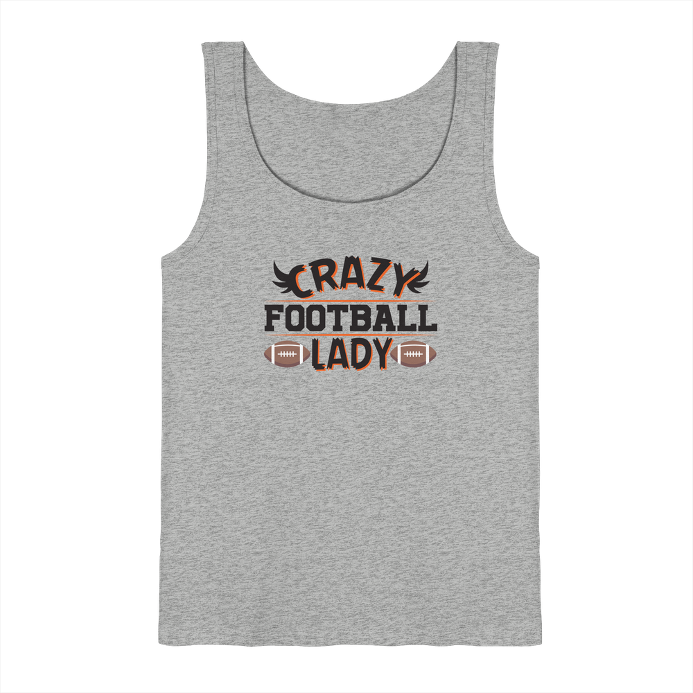 Crazy Football Lady - Tank-Top