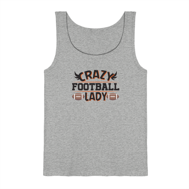 Crazy Football Lady - Tank-Top