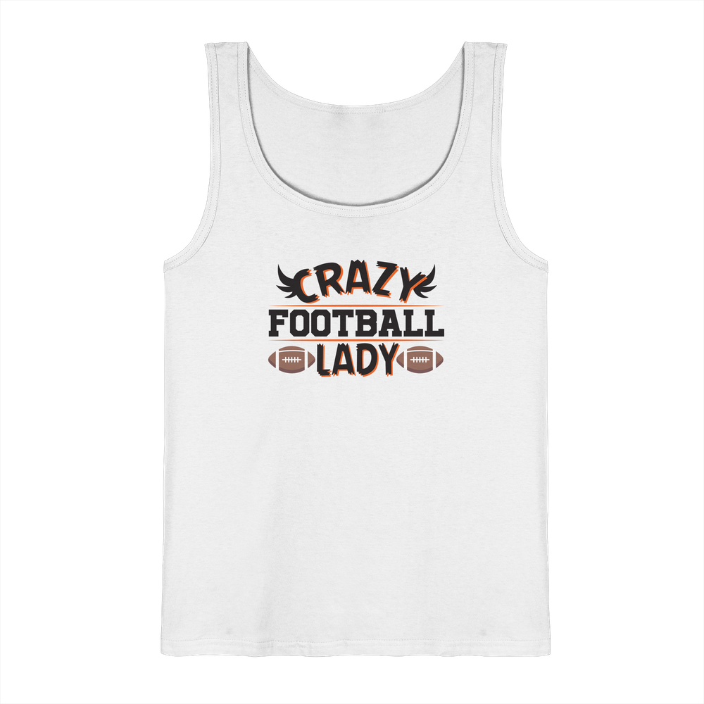Crazy Football Lady - Tank-Top