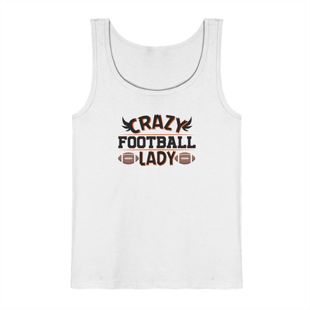 Crazy Football Lady - Tank-Top