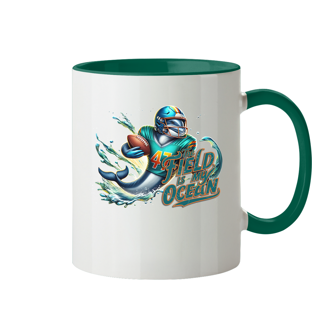 The Field is my Ocean - Tasse zweifarbig