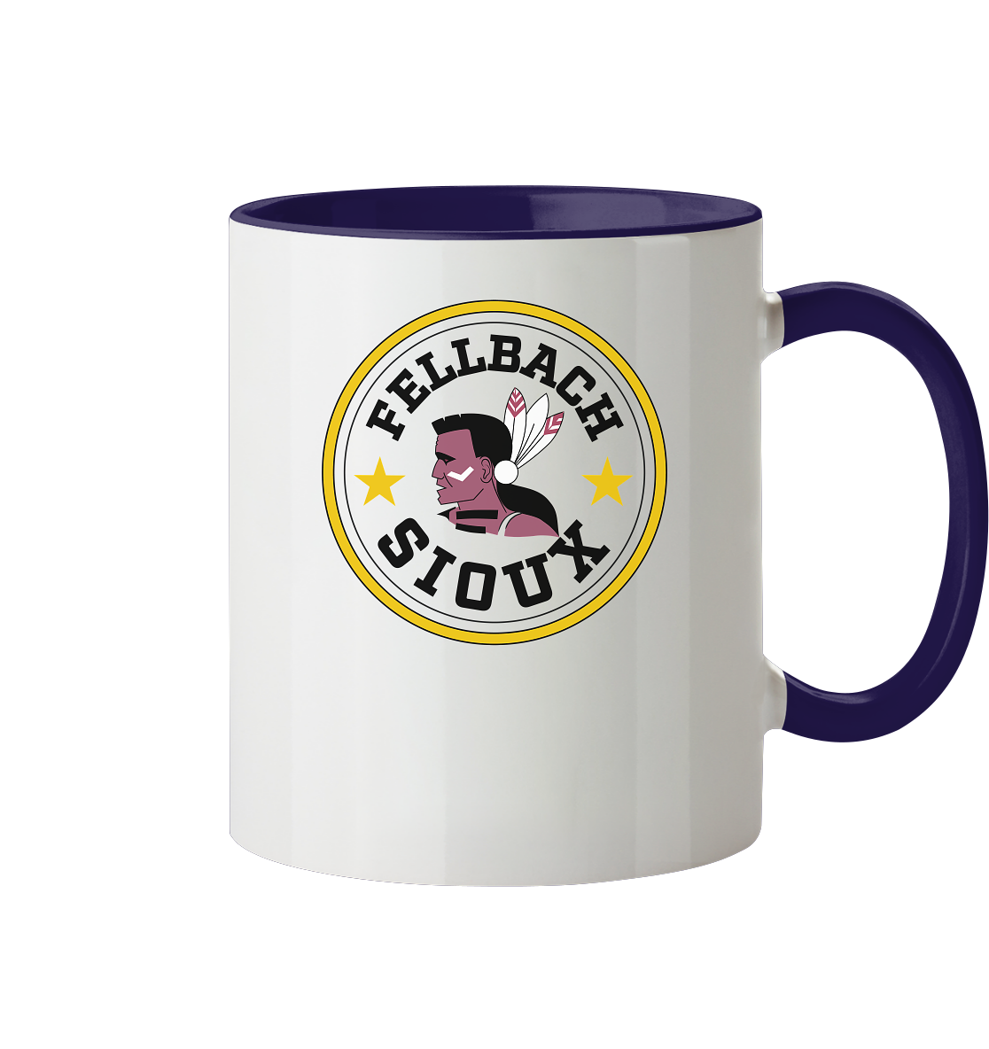 Fellbach Sioux - Tasse zweifarbig