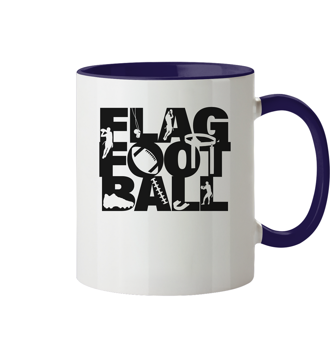 Flag Football - Two-Tone Mug