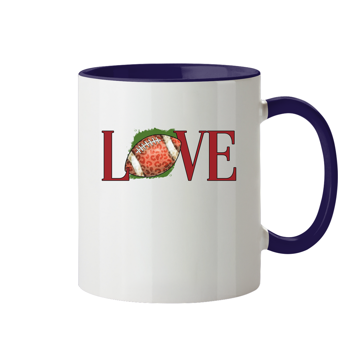 Football Love - Tasse zweifarbig