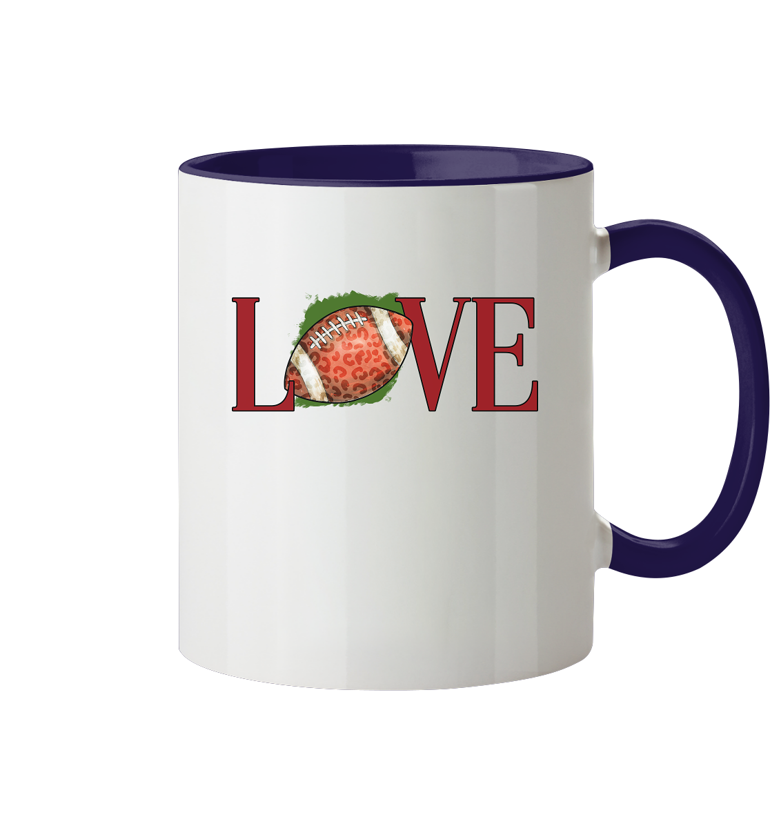 Football Love - Tasse zweifarbig