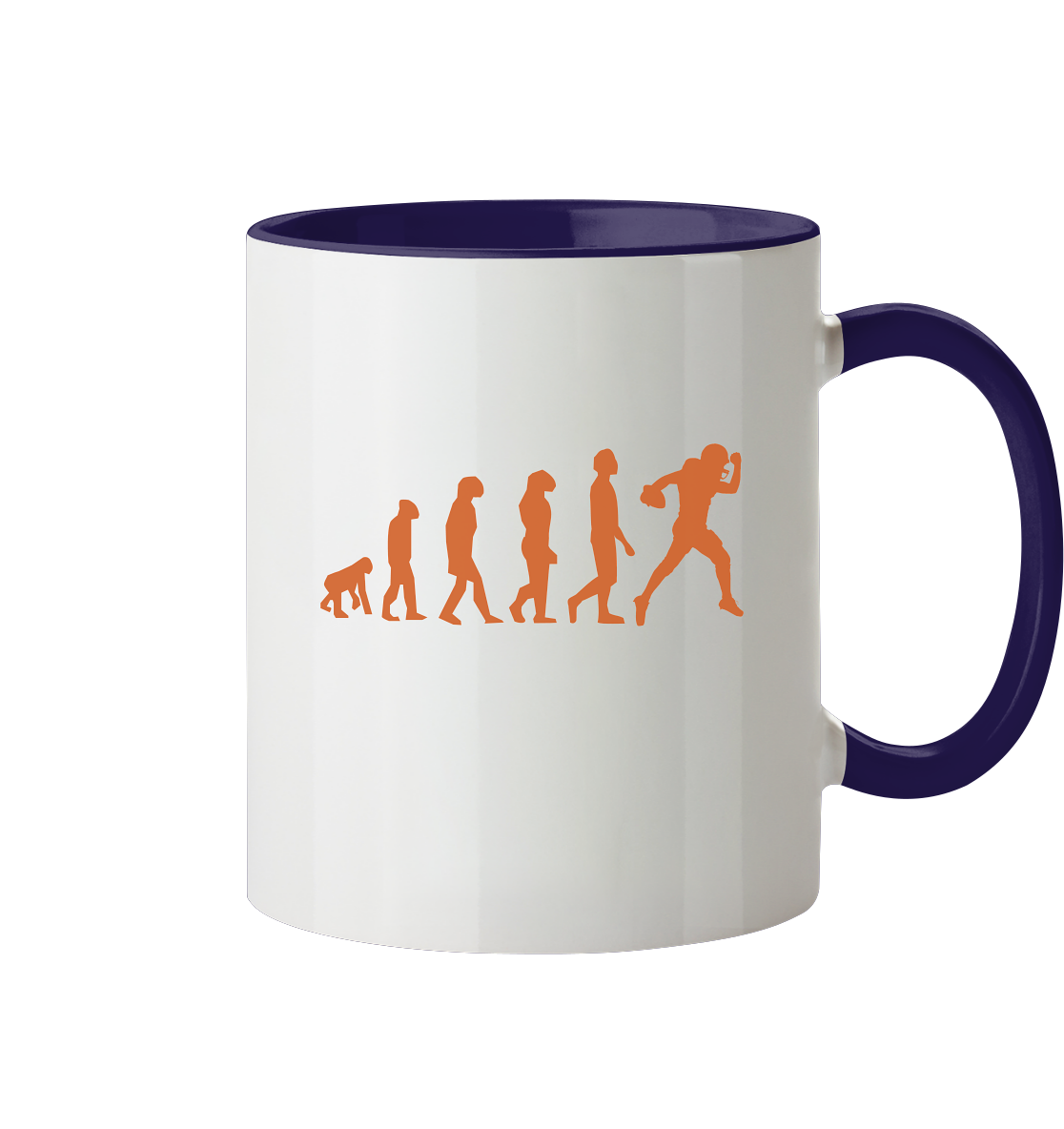 American Football Evolution - Tasse zweifarbig
