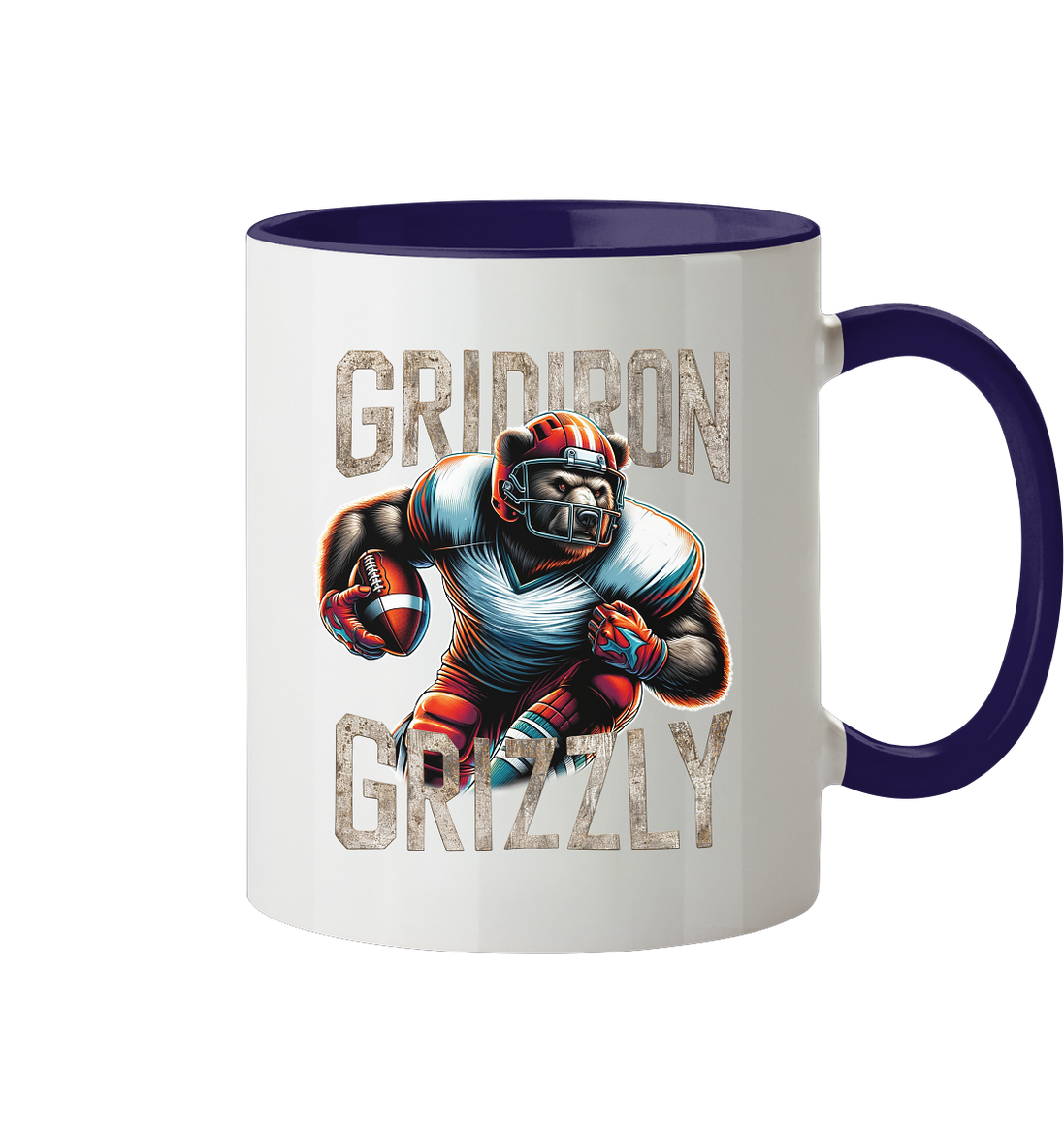 Gridiron Grizzly - Two-tone Mug