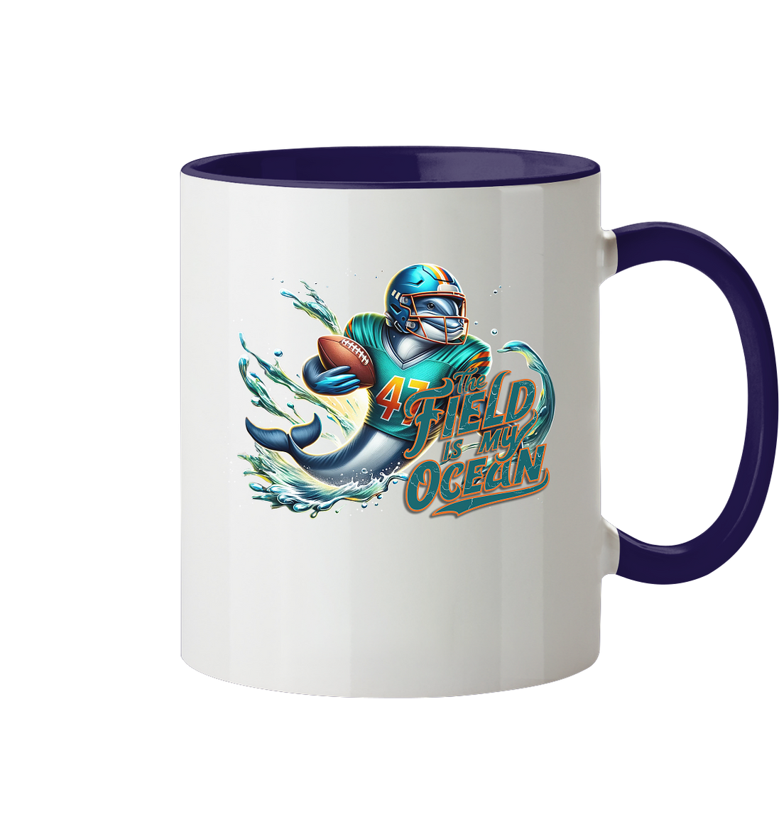 The Field is my Ocean - Tasse zweifarbig
