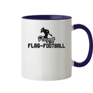 Playoff Flag Football Men Black - Two-Tone Mug