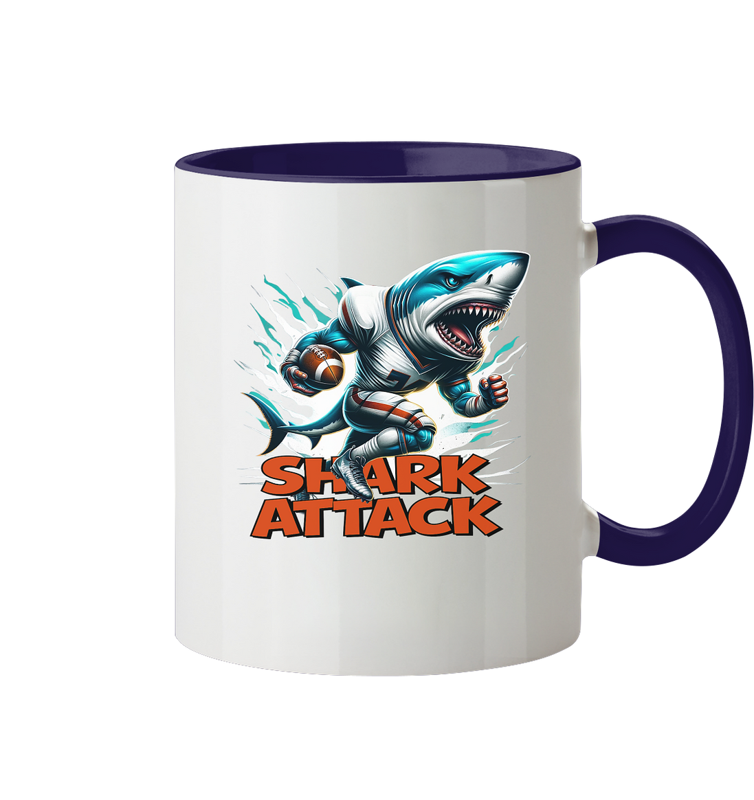 Shark Attack - Tasse zweifarbig