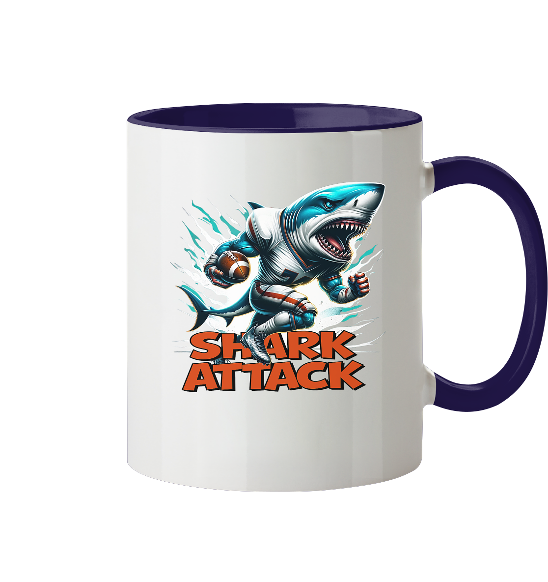 Shark Attack - Tasse zweifarbig