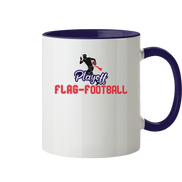 Playoff Flag Football  Men red - Tasse zweifarbig