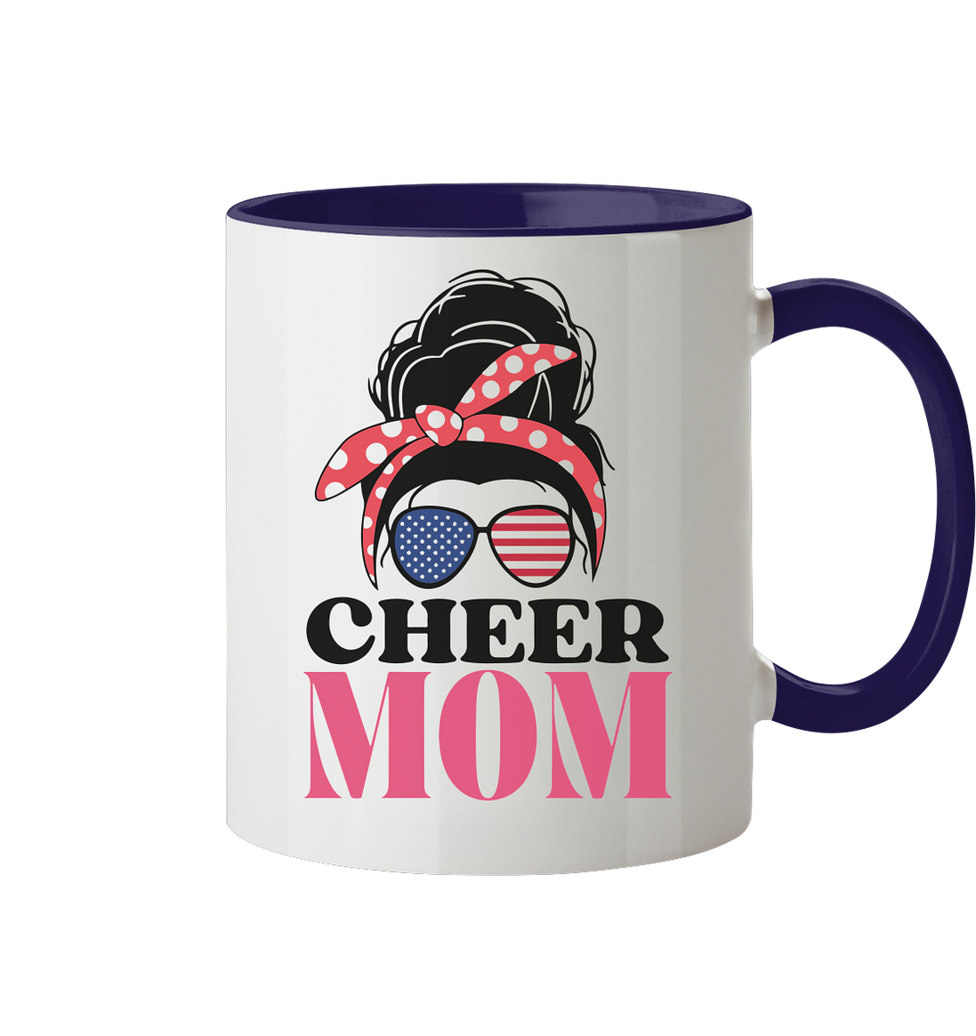 Cheer Mom Sunglases - Tasse zweifarbig