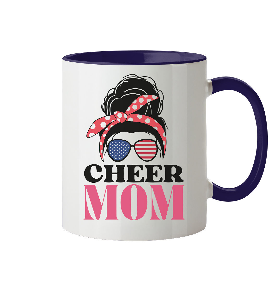 Cheer Mom Sunglases - Tasse zweifarbig