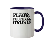 Flag Football Mom - Two-Tone Mug