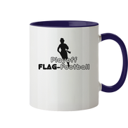 Playoff Flag Football  Women black  - Tasse zweifarbig