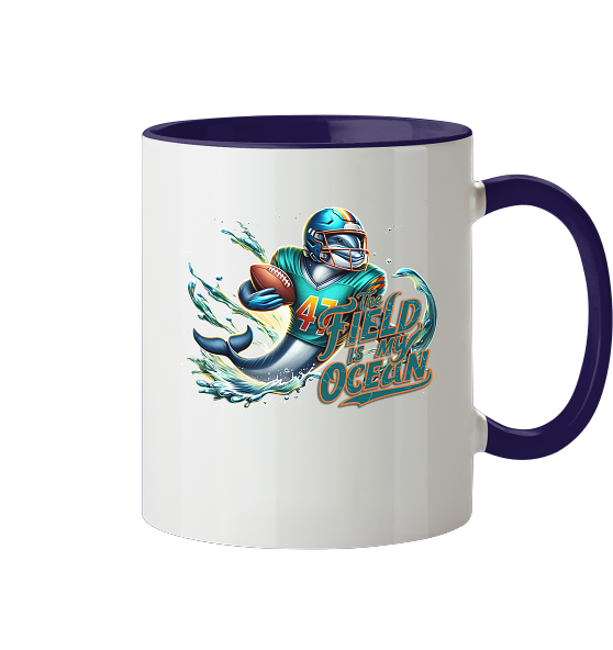 The Field is my Ocean - Tasse zweifarbig