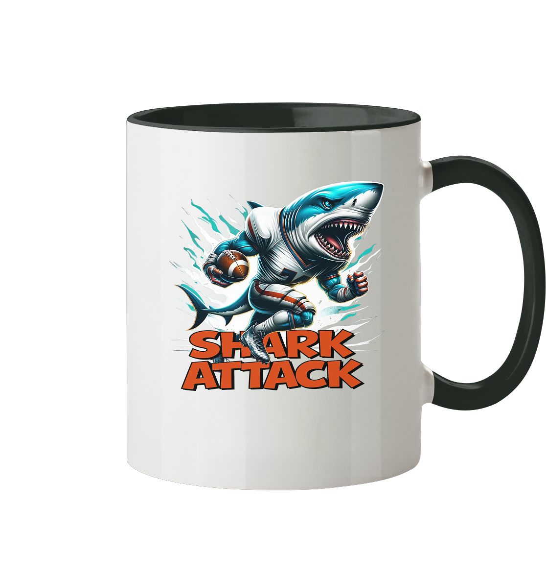 Shark Attack - Tasse zweifarbig
