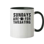 Sundays are for Tailgating  - Tasse zweifarbig
