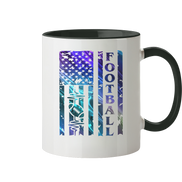 USA Football Flag - Two-Tone Mug