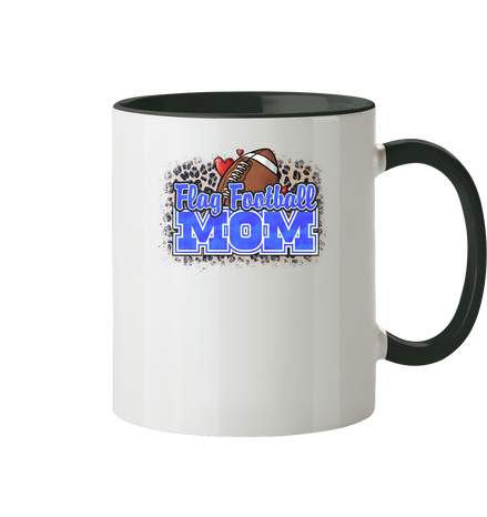 Flag Football Mom - Tasse zweifarbig