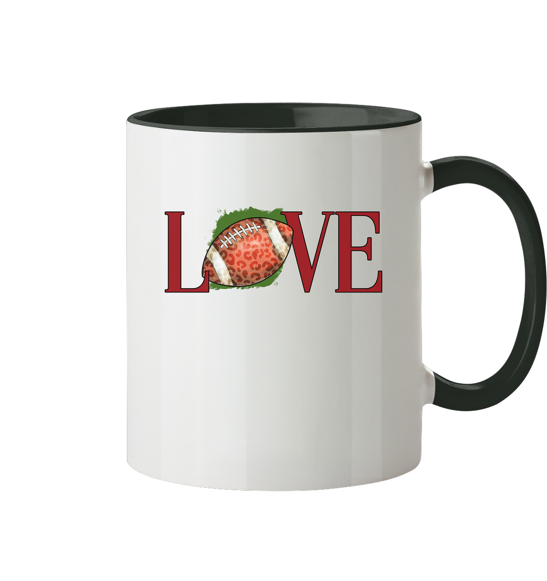 Football Love - Tasse zweifarbig