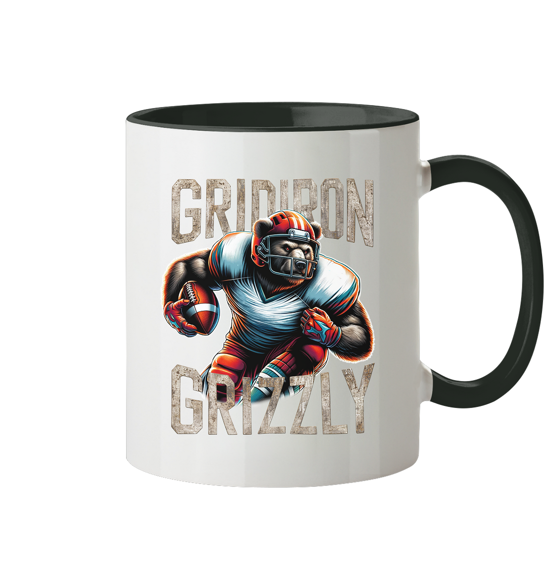 Gridiron Grizzly - Two-tone Mug