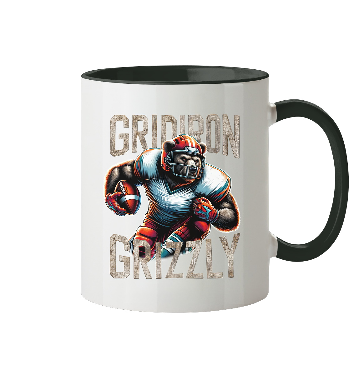 Gridiron Grizzly - Two-tone Mug