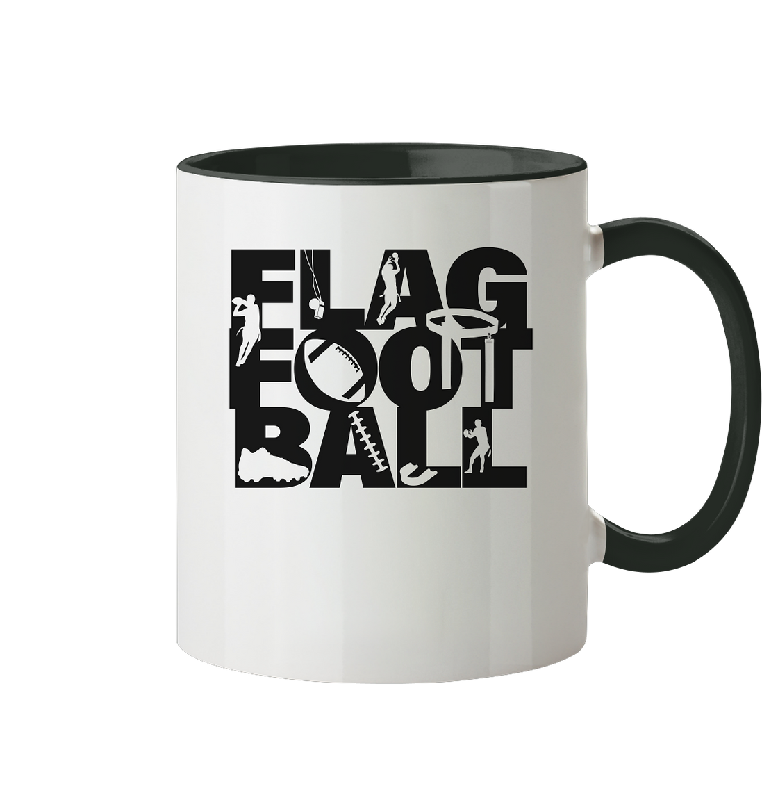 Flag Football - Two-Tone Mug