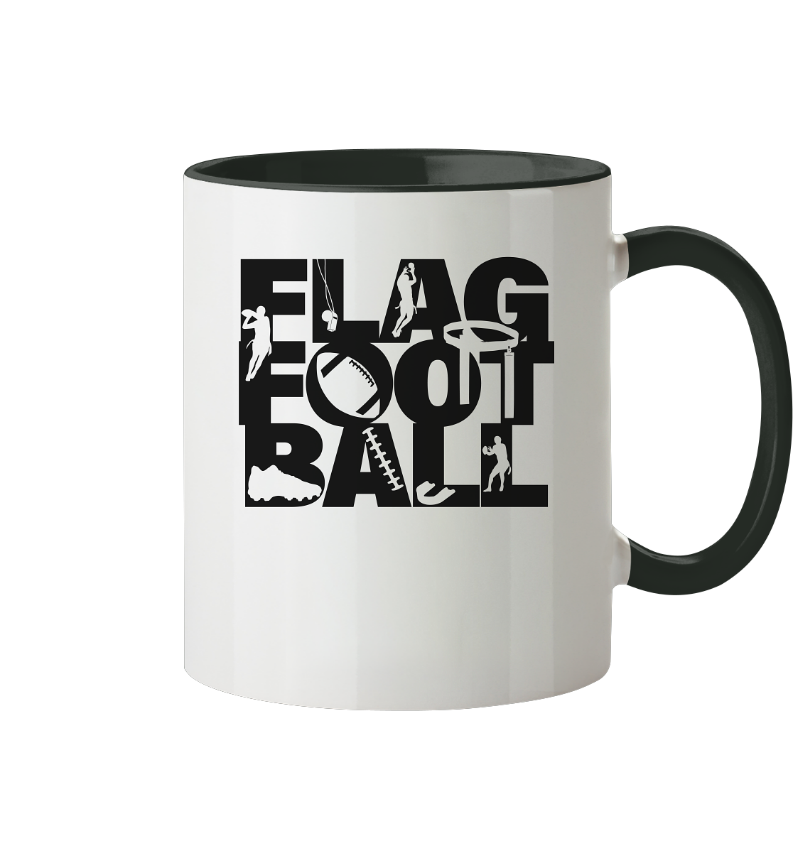 Flag Football - Two-Tone Mug