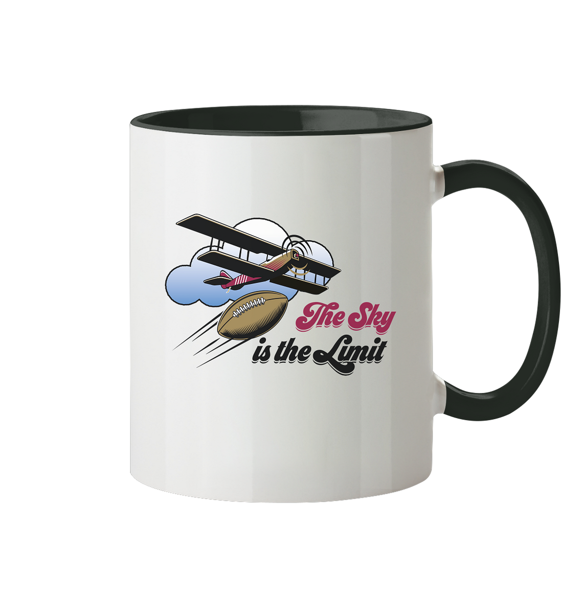 The Sky is the Limit - Tasse zweifarbig