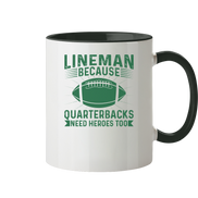 Lineman Heroes Green - Tasse zweifarbig