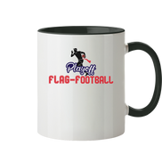 Playoff Flag Football  Men red - Tasse zweifarbig