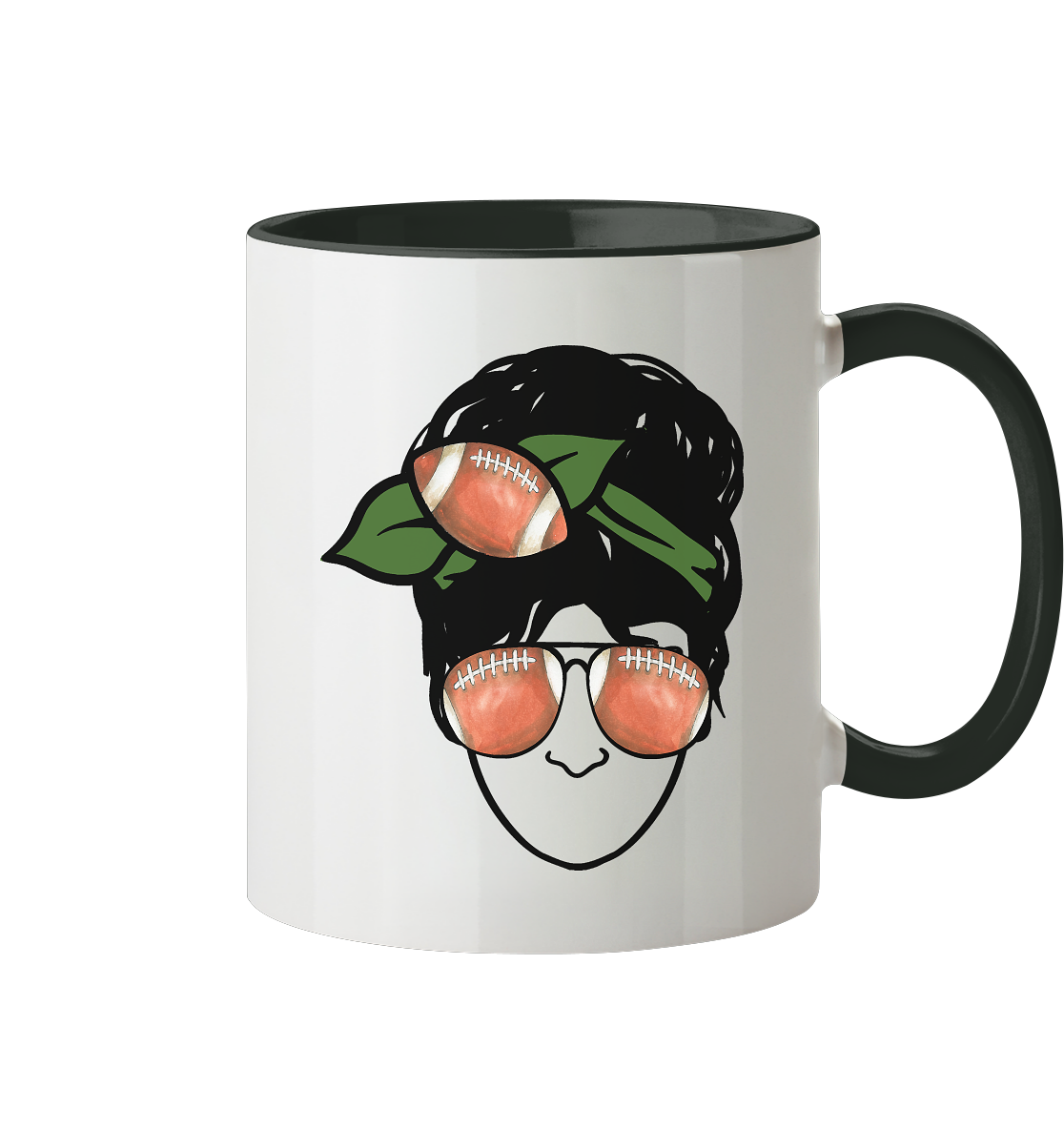 Lady Balls - Two-tone mug