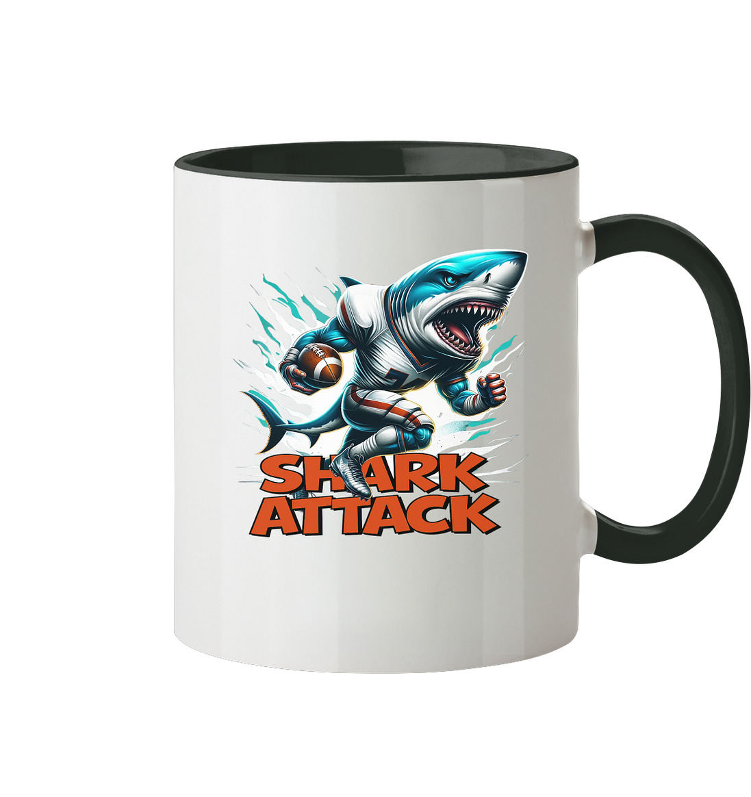 Shark Attack - Tasse zweifarbig