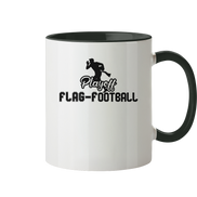 Playoff Flag Football Men Black - Two-Tone Mug