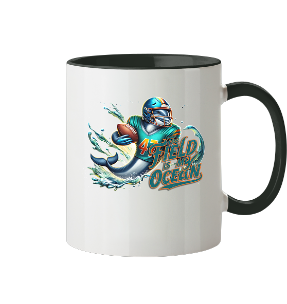 The Field is my Ocean - Tasse zweifarbig