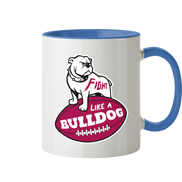 Fight like a Bulldog - Tasse zweifarbig