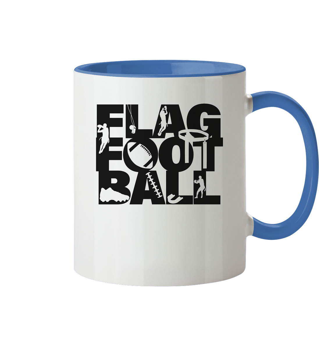 Flag Football - Two-Tone Mug