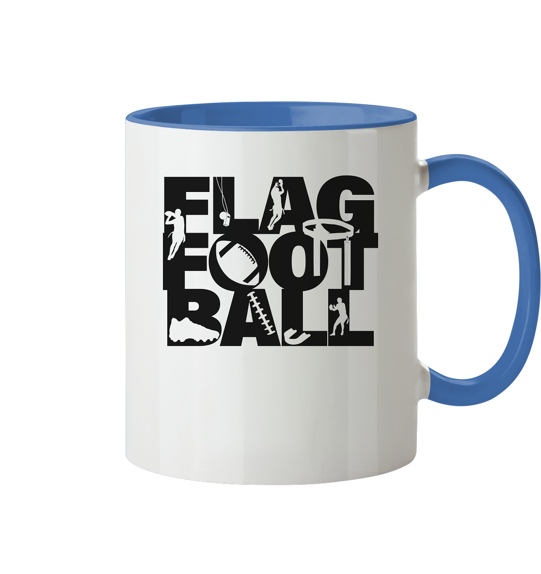 Flag Football - Two-Tone Mug