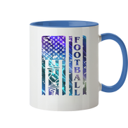USA Football Flag - Two-Tone Mug