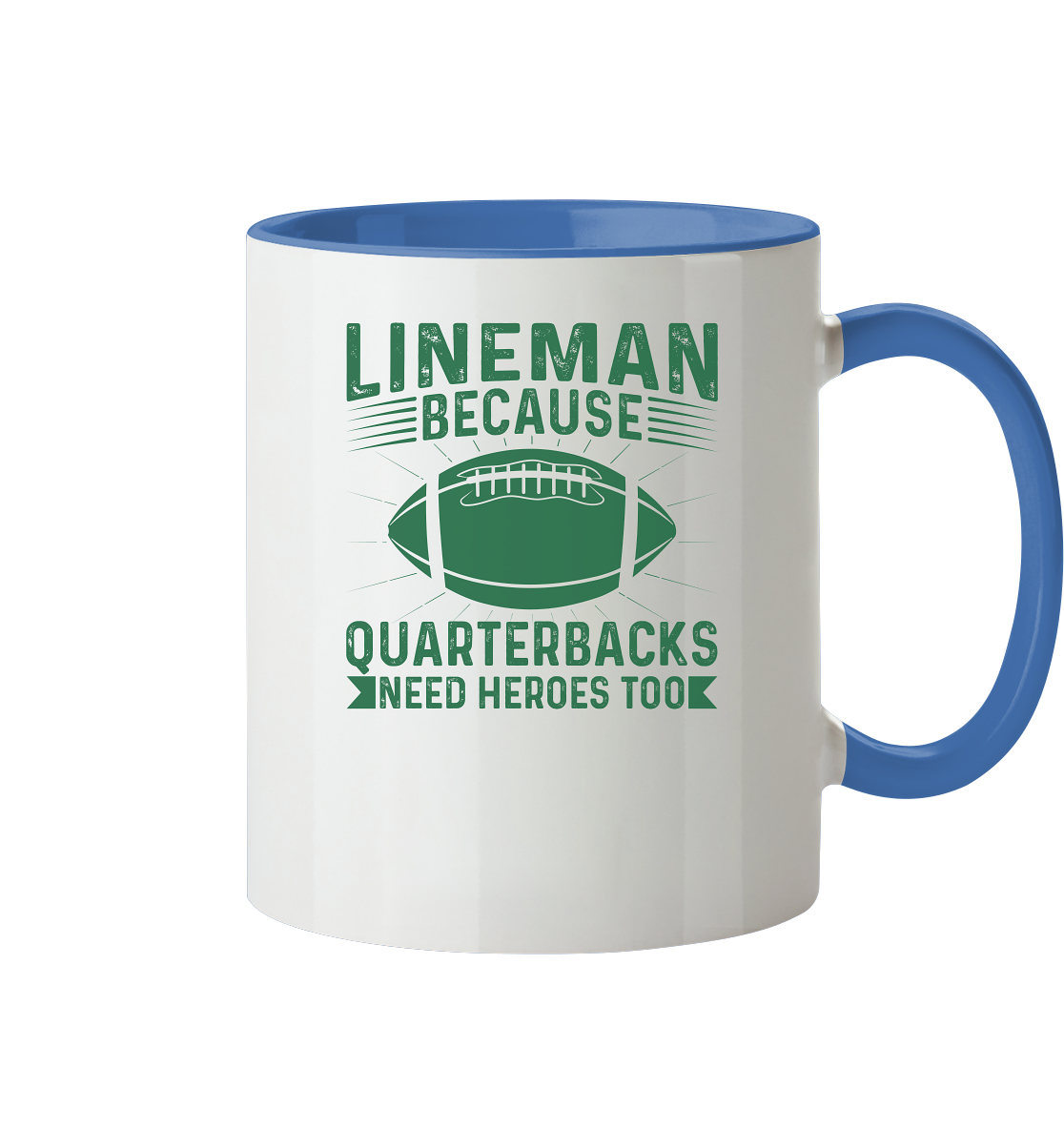 Lineman Heroes Green - Tasse zweifarbig