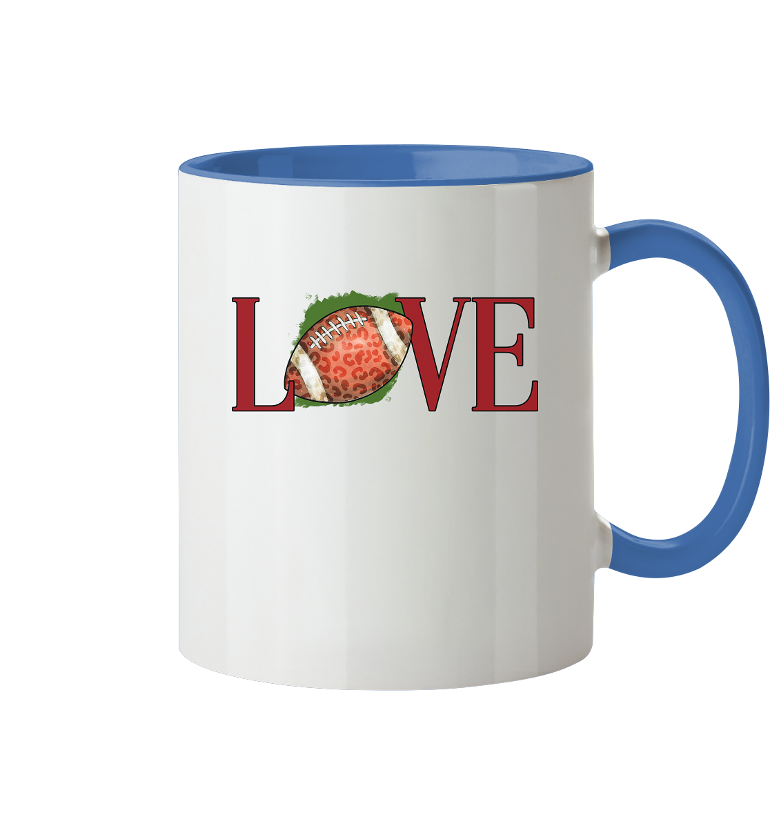 Football Love - Tasse zweifarbig