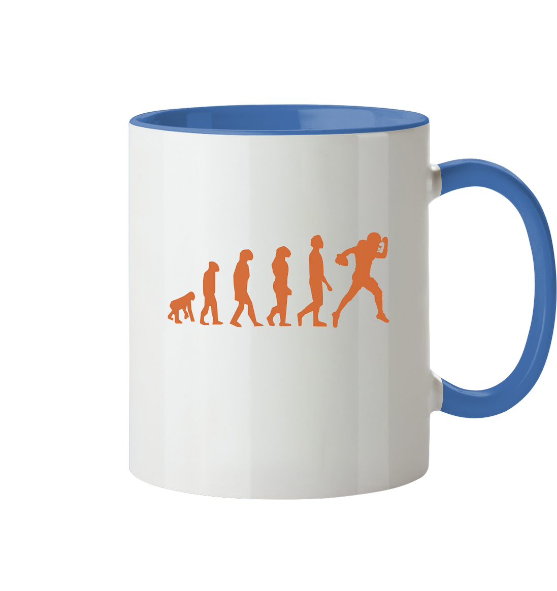 American Football Evolution - Tasse zweifarbig
