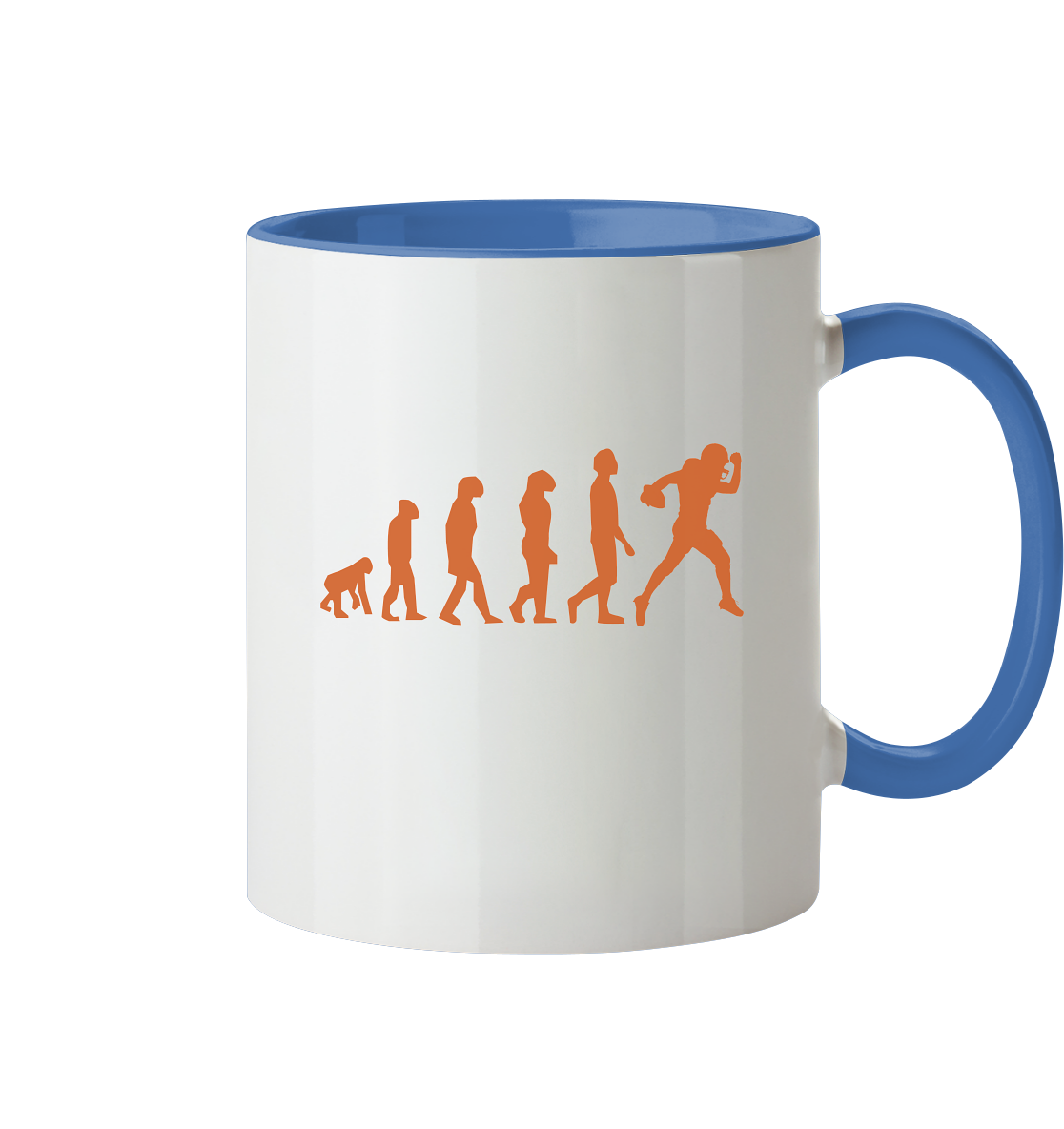 American Football Evolution - Tasse zweifarbig