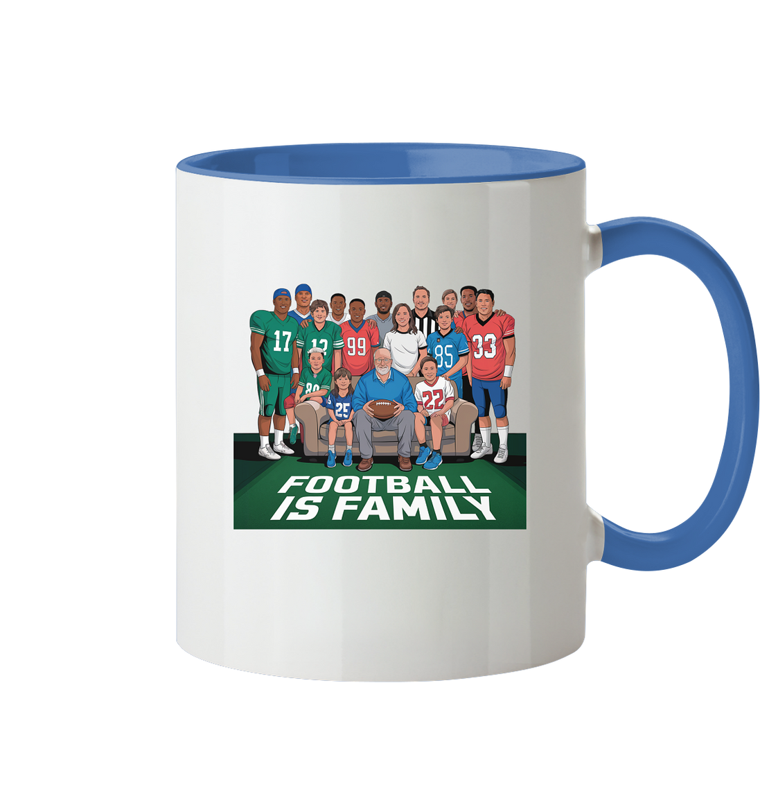 Football is Family - Two-Tone Mug