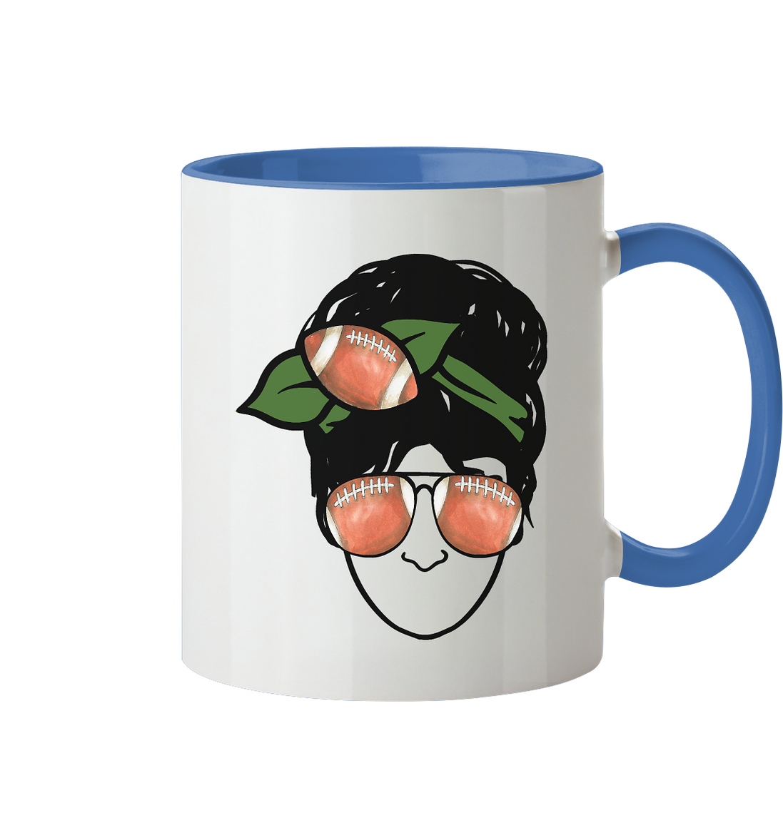 Lady Balls - Two-tone mug